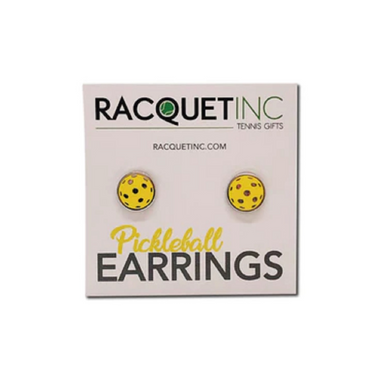 Racquet Inc Pickleball Earrings (Yellow)