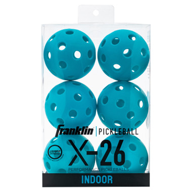 Franklin X-26 Indoor Pickleballs (6-Pack)