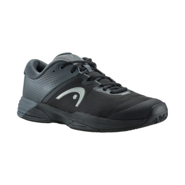 HEAD Men's Revolt Evo 2.0 Tennis Shoe (Black/Grey)
