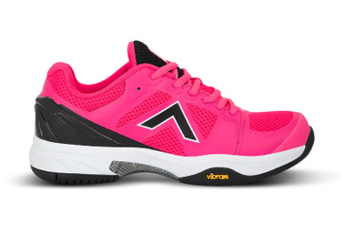 Tyrol Women's Striker Pro V Pickleball Shoes (Black/Pink)