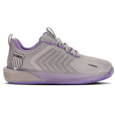 K-Swiss Women's Ultrashot 3 Tennis Shoe (Raindrops/Paisley Purple/ Moonless Night)
