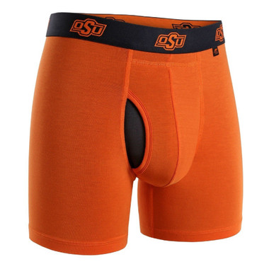 2UNDR NCAA Team Colors Men's Swing Shift Boxers (Osu Orange)