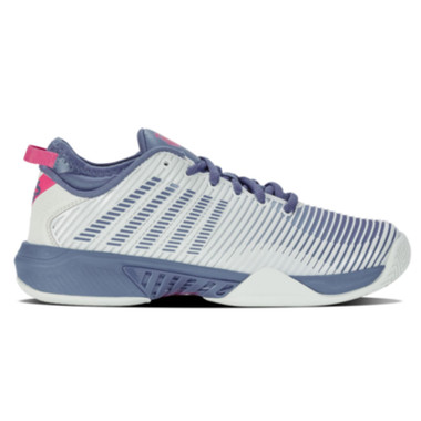 K-Swiss Women's Hypercourt Supreme Tennis Shoe (Blue Blush/infinity/Carmine Rose)