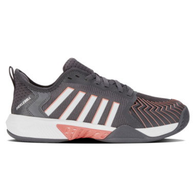 K-Swiss Women's Pickleball Supreme (Asphalt/White/Peach Amber)