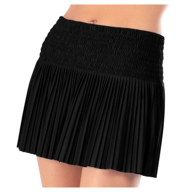 Lucky In Love Women's Long Pleated Smocked Skirt 