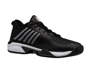 K-Swiss Men's Hypercourt Supreme Tennis Shoe (Black/White)