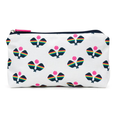 Ame & Lulu Everyday Pickleball Pouch (Rainbow Paddles)