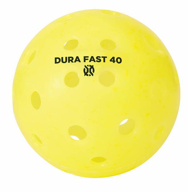 Dura Fast 40 Outdoor Pickleball Ball (Single Ball) (Yellow)