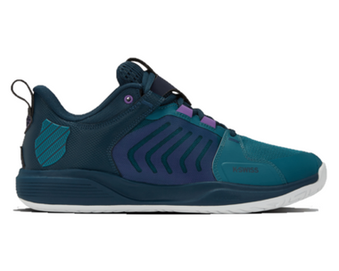 K-Swiss Men's Ultrashot Team Tennis Shoe (Colonial Blue/Reflecting Pond/Amethyst Orchid/Biscay Bay)