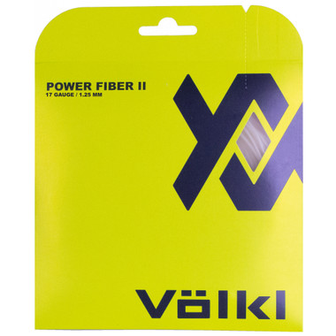 VOLKL Power Fiber II | Tennis Racquet String | Power & Spin | Shock & Vibration Reduction