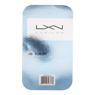 Luxilon Elite Dry Overgrip (Silver) (30-Pack)