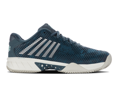 K-Swiss Men's Hypercourt Express 2 HB (Clay) Tennis Shoe (Indian Teal/Star White/Moonstruck) 