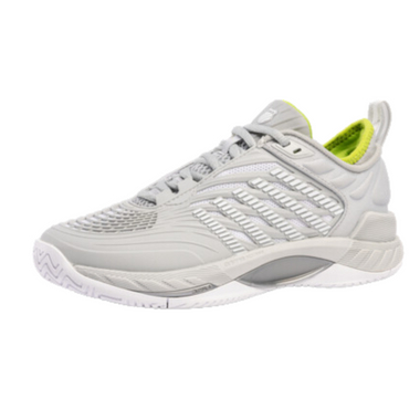 K-Swiss Women's Hypercourt Supreme 2 Tennis Shoe (Gray Violet/White/Lime Green)