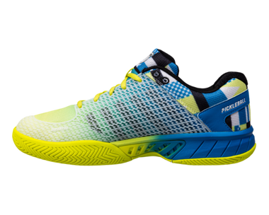 K-Swiss Men's Express Light Pickleball Shoe (Brilliant Blue/Optic Yellow)