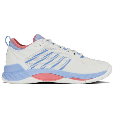 K-Swiss Women's Hypercourt Supreme 2 Tennis Shoe (Bright White/Open air/Estate Blue) 