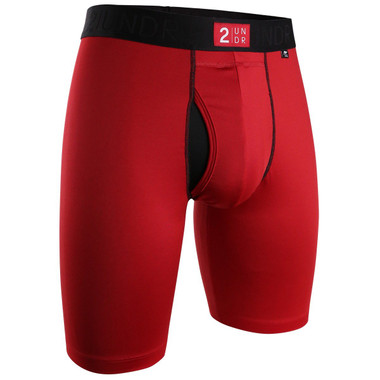 2UNDR Mens Power Shift 9" Boxer Long Leg  Underwear