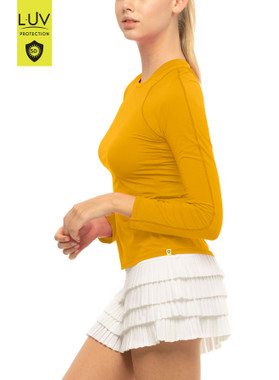 Lucky In Love Breeze Long Sleeve Crew with UV-Protection.