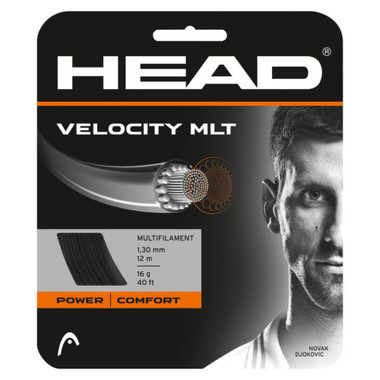 HEAD Velocity MLT Racquetball String Set (17 Gauge, Black)