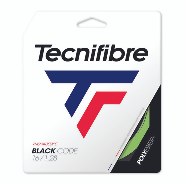 Tecnifibre Black Code 16G Lime Tennis String (Set)