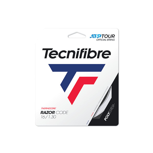 Tecnifibre Razor Code 16G White Tennis String (Set)