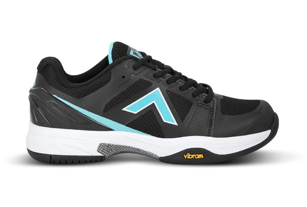 Tyrol Women's Striker Pro V Pickleball Shoes (Black/Teal)