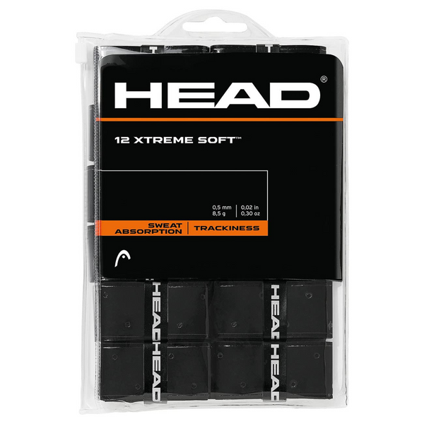 HEAD Xtreme Soft Overgrip (12-Pack) (Black)