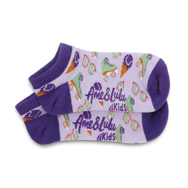 Ame & Lulu Kid's Happy Feet Socks (Malibu Tennis)