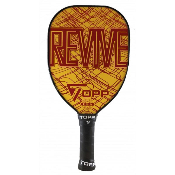 Topp Revive Composite Teardrop Pickleball Paddle (Yellow)