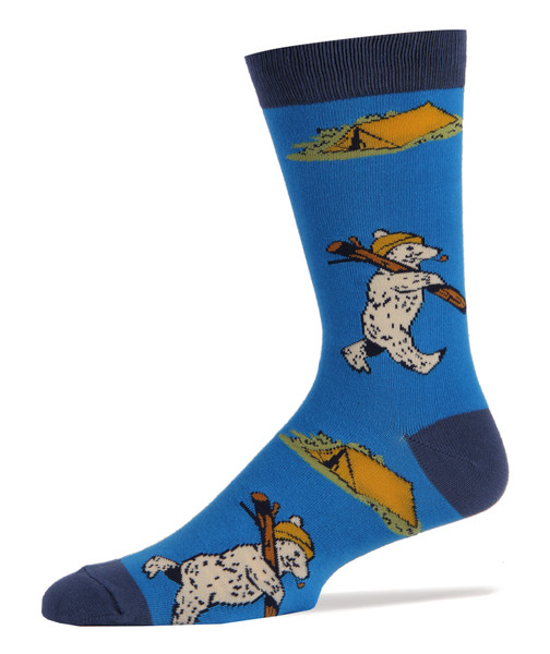 Oooh Yeah! Men's Crew Socks (Polar Beer)