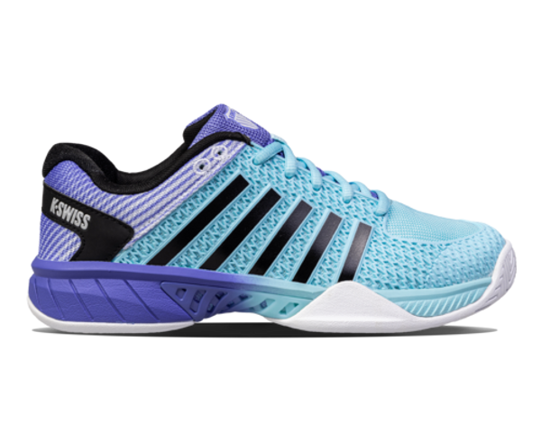 K-Swiss Women's Express Light Pickleball Shoe (Tanager Turquiose/Persian Jewel/Black)