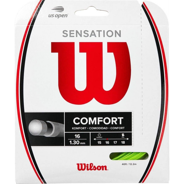 Wilson Sensation 16 Neon Green Tennis String