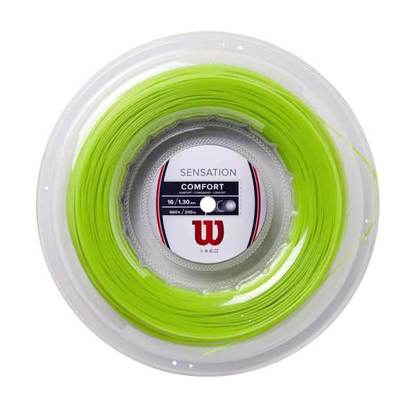 Wilson Sensation 16 Neon Green Tennis String