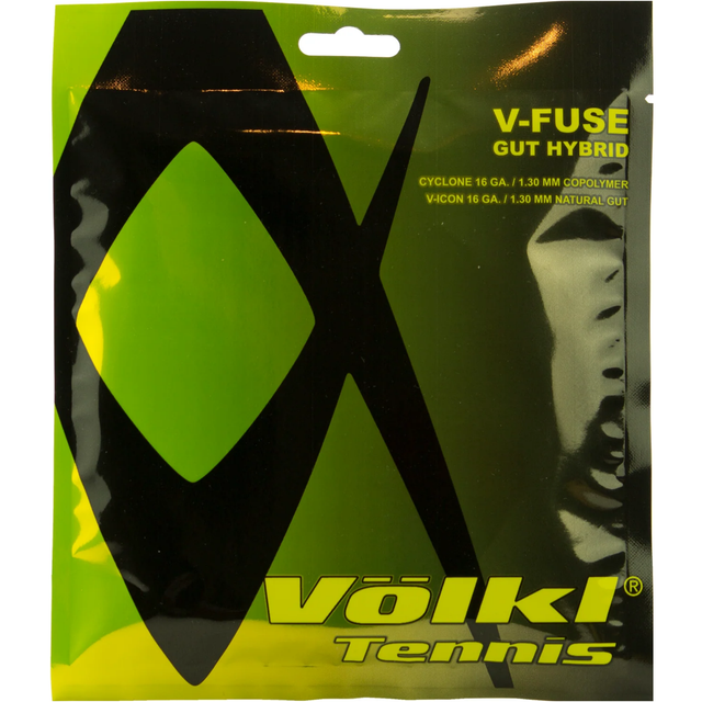 Volkl V-Fuse Gut Hybrid Tennis String Set.