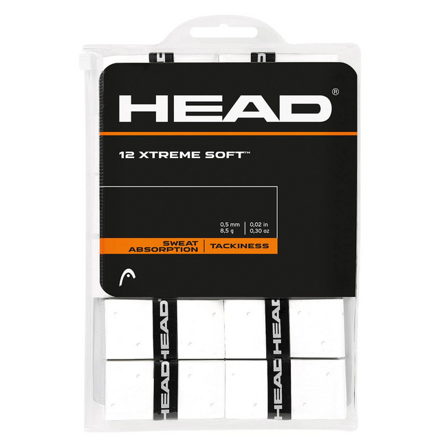 HEAD Xtreme Soft Overgrip (12-Pack) (White)