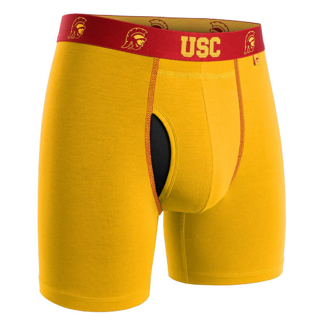 2UNDR NCAA Team Colors Men's Swing Shift Boxers (Usc Athletic Gold)