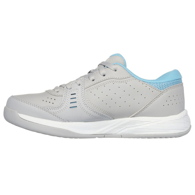 Skechers Women's Viper Court Smash (Gray/Blue)