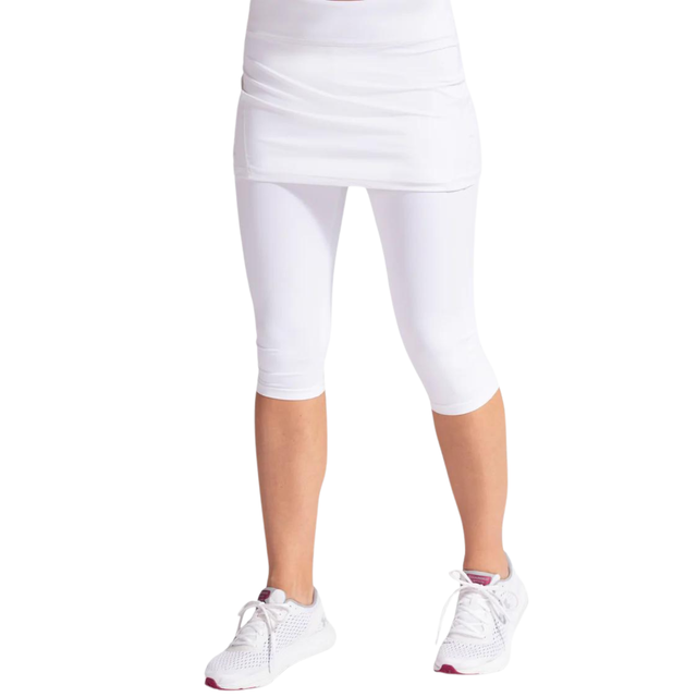 BloqUV Women's UPF 50+ Sun Protection Active Capri With Skirt