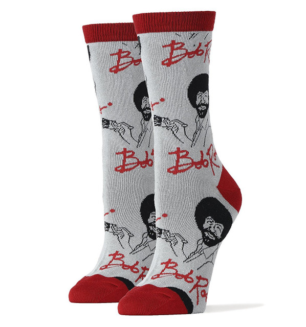 Oooh Yeah! Women's Bob Ross Crew Socks (It's Bob Ross)