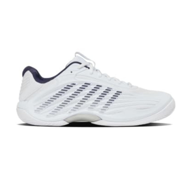 K-Swiss Men's Hypercourt Express 3 2E (White/Peacoat/Silver).