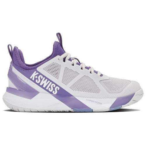 K-Swiss Women's K-Frame Speed Tennis Shoe (Nimbus Cloud/White/Purple Haze)