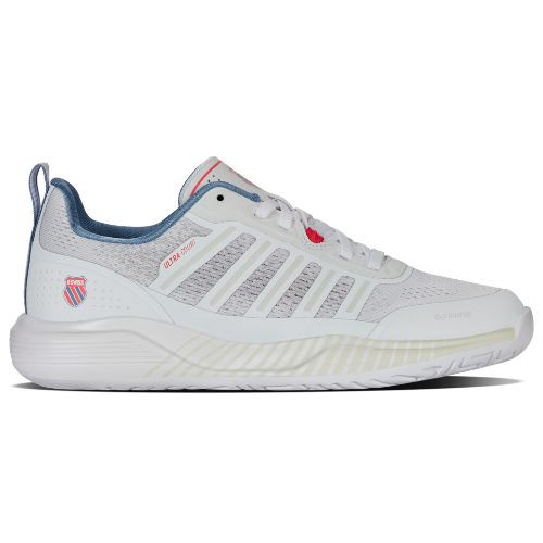 K-Swiss Women's Ultra Court Pickleball Shoe (White/Faded Denim/Dubarry).