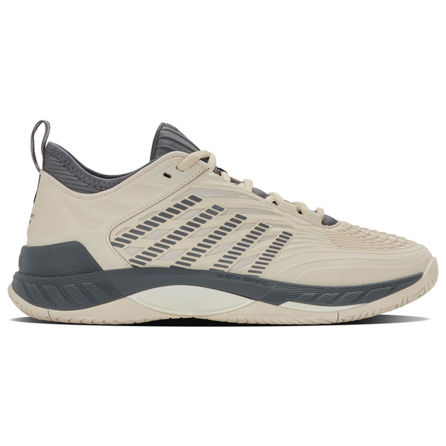 K-Swiss Men's Hypercourt Supreme 2 Tennis Shoe (Whitecap Gray/Turbulence/Egret)