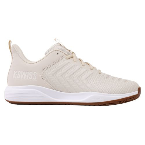 K-Swiss Women's Ultrashot Light Indoor Tennis Shoe (Whitecap Gray/White/Egret) (Whitecap Gray/White/Egret)