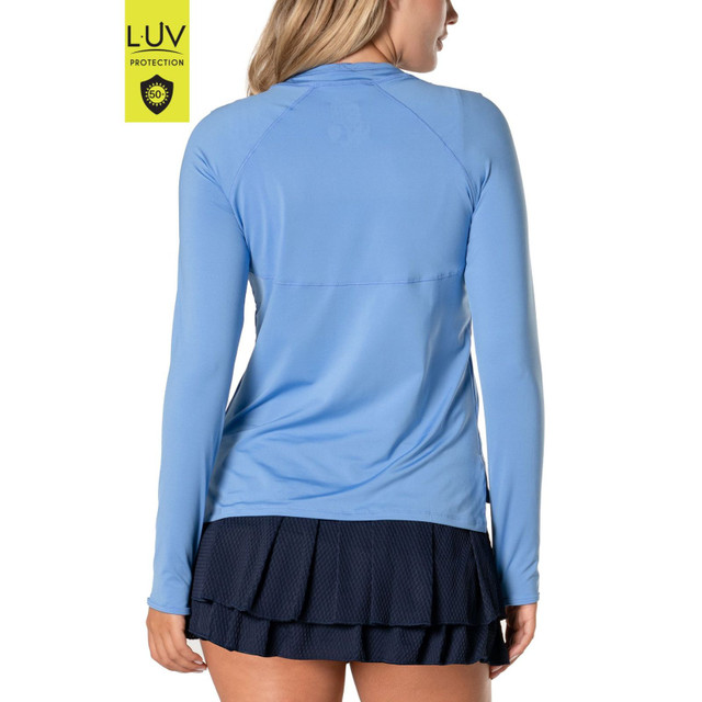 Lucky In Love Women's High Low Breezy Long Sleeve Shirt