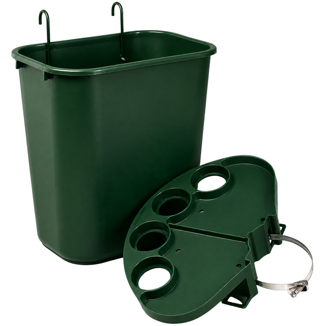Tourna Court Tray & Basket (Green)