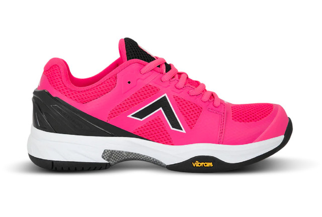 Tyrol Women's Striker Pro V Pickleball Shoes (Size 8.5, Black/Pink) (No Original Box)