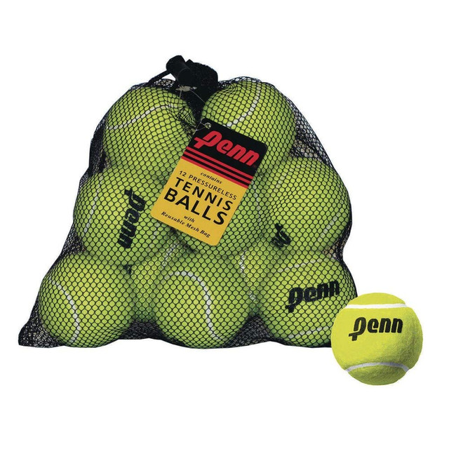 Penn Pressureless Tennis Balls | 12 Ball Mesh Bag