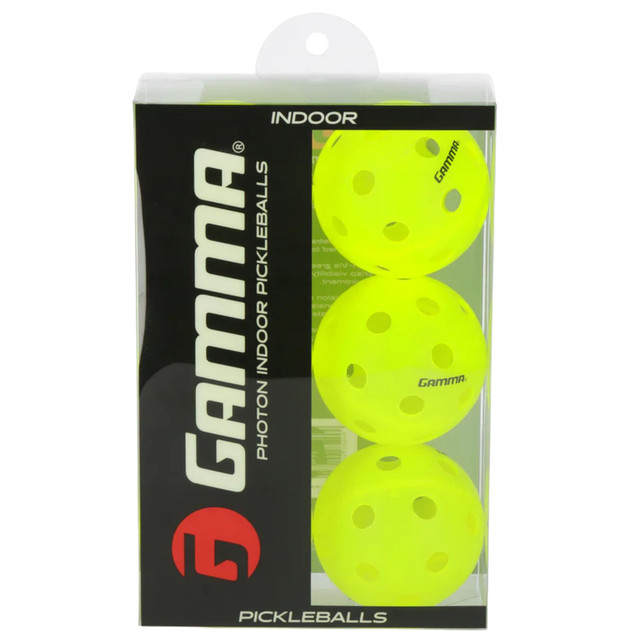 Gamma Sports Photon Indoor Pickleballs (6-Pack)