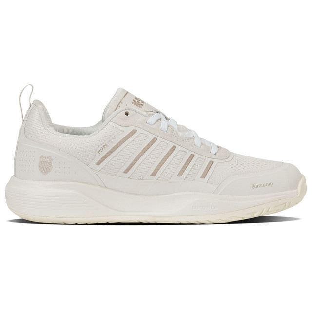 K-Swiss Women's Ultra Court Pickleball Shoe (Blanc de Blanc/Rose Gold) 