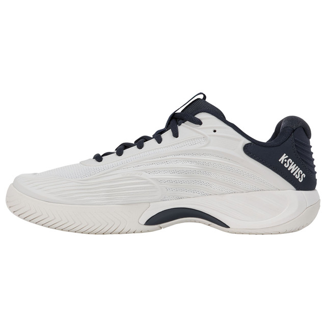 K-Swiss Men's Hypercourt Express 3 (Blanc De Blanc/Carbon/Baltic)